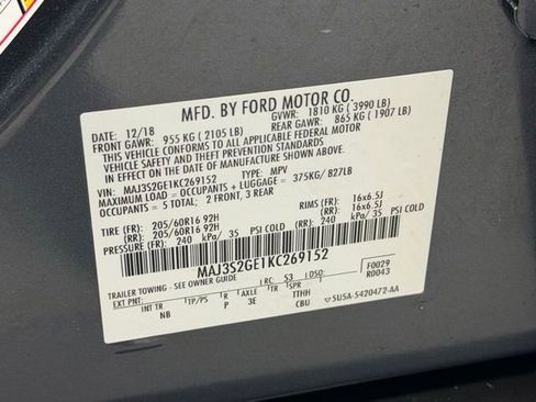 Used 2019 Ford EcoSport SE image 23