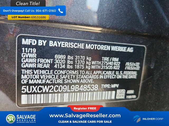 Used 2020 BMW X7 xDrive40i w/ Executive Package AWD/4WD image 17