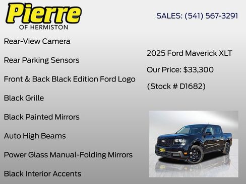 New 2025 Ford Maverick XLT w/ Black Appearance Package image 24