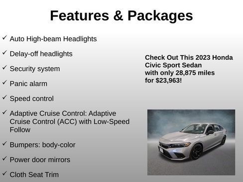 Used 2023 Honda Civic Sport image 20