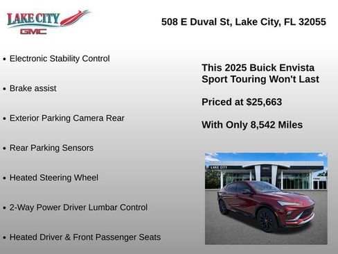 Used 2025 Buick Envista Sport Touring w/ Convenience I Package FWD image 15
