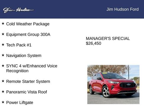 Certified 2023 Ford Escape ST-Line w/ Tech Pack #1 image 12