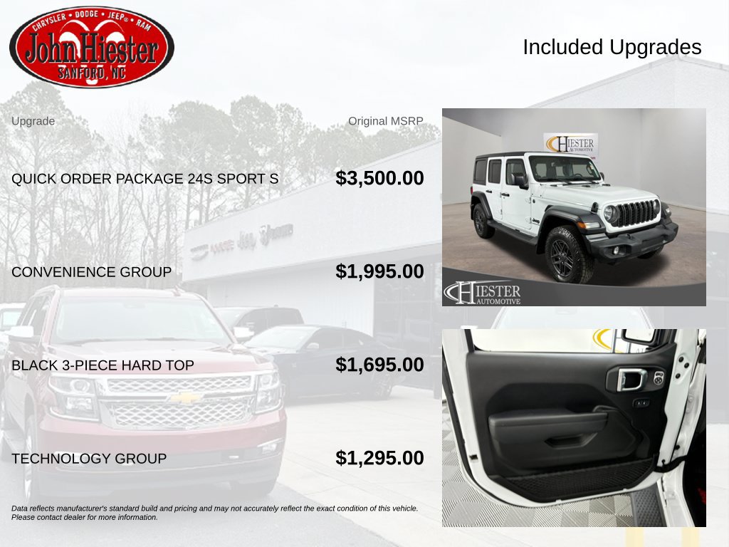 Used 2024 Jeep Wrangler Unlimited Sport AWD/4WD image 3
