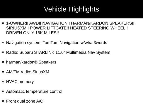 Used 2024 Subaru Outback Touring AWD/4WD image 32