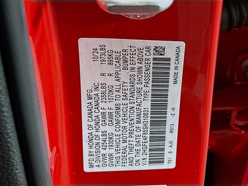 Used 2025 Honda Civic Sport Touring image 12