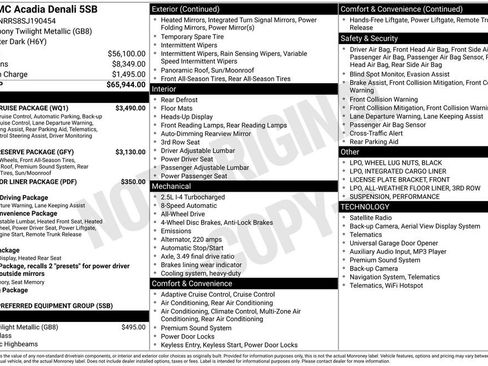 Used 2025 GMC Acadia Denali w/ Super Cruise Package image 19