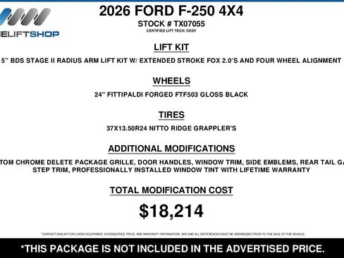 Used 2026 Ford F250 Platinum w/ Platinum Plus Package image 2