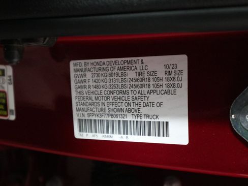 Used 2023 Honda Ridgeline RTL-E image 43