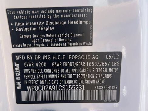 Used 2012 Porsche 911 Carrera S RWD image 12