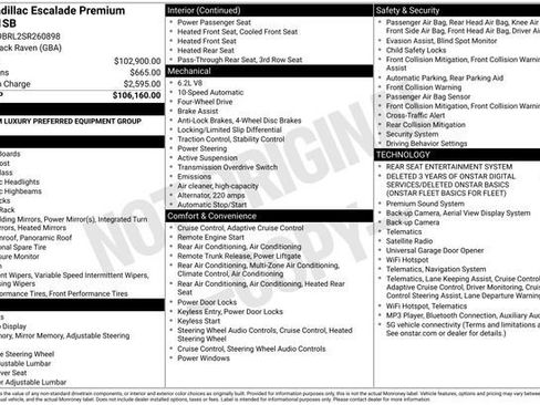 Certified 2025 Cadillac Escalade Premium Luxury AWD/4WD image 1