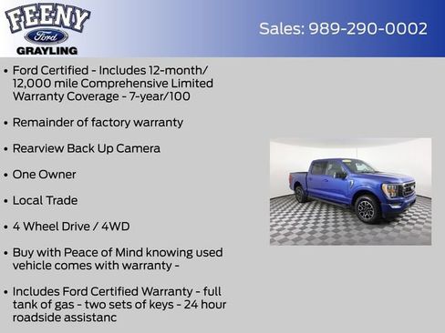 Certified 2023 Ford F150 XLT w/ Equipment Group 302A High AWD/4WD image 4