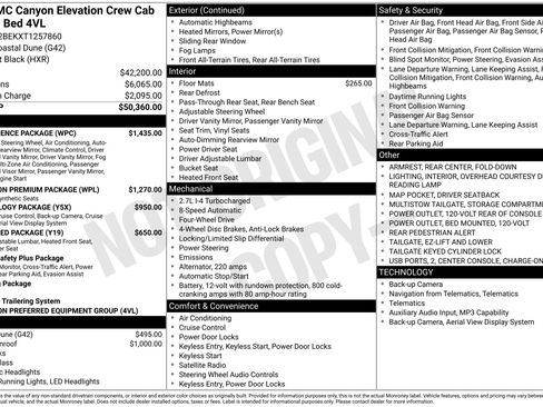 New 2026 GMC Canyon Elevation w/ Convenience Package AWD/4WD image 42