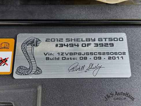 Used 2012 Ford Mustang Shelby GT500 w/ SVT Performance Pkg image 44