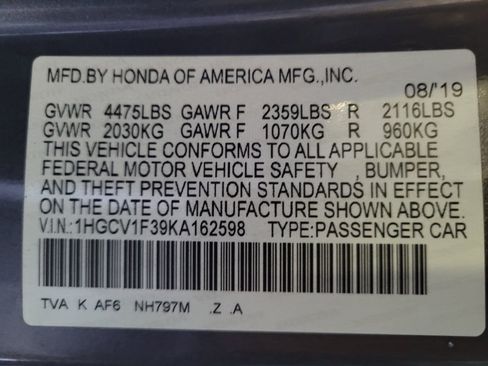 Used 2019 Honda Accord Sport image 33