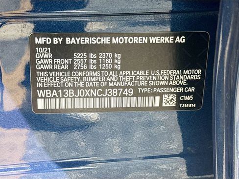 Used 2022 BMW 530i xDrive w/ M Sport Package AWD/4WD image 36