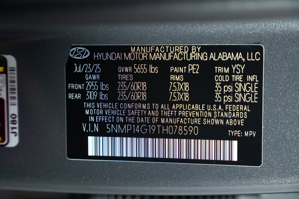 Certified 2026 Hyundai Santa Fe SE FWD image 40