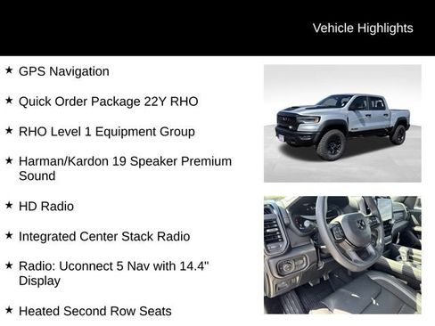 New 2026 RAM 1500 RHO w/ RHO Level 1 Equipment Group AWD/4WD image 8