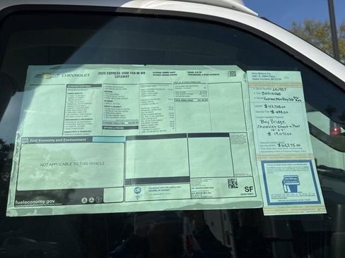 New 2025 Chevrolet Express 3500 w/ Power Convenience Package RWD image 17