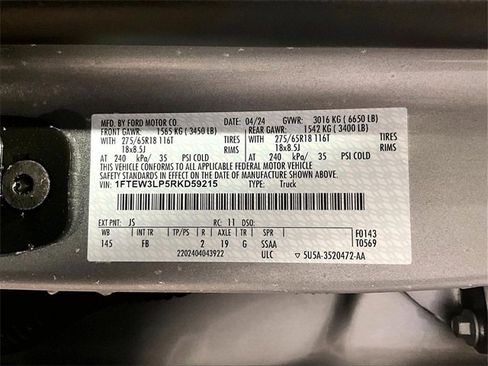 Used 2024 Ford F150 XLT w/ Equipment Group 302A MID image 34