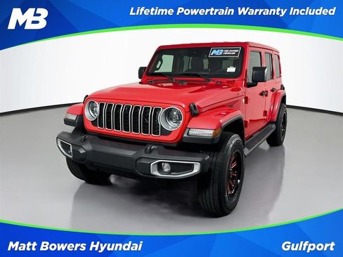 Used 2024 Jeep Wrangler Unlimited Sahara w/ Technology Group AWD/4WD image 1