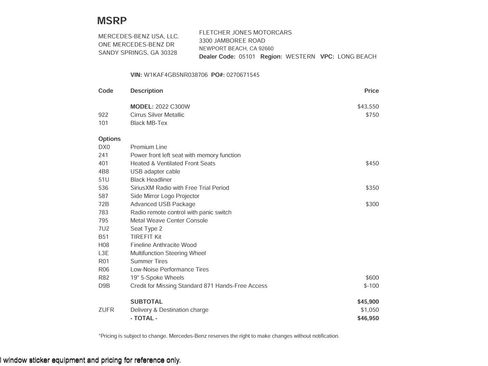 Certified 2022 Mercedes-Benz C 300 Sedan image 4