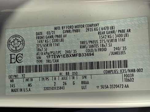 Used 2021 Ford F150 XLT w/ XTR Package image 28