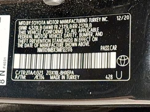 Used 2021 Toyota C-HR Limited FWD image 21