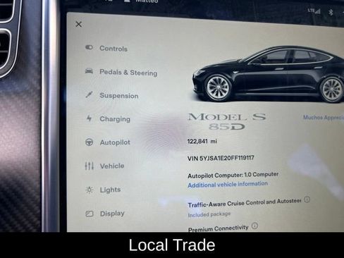 Used 2015 Tesla Model S 85D AWD/4WD image 10