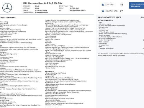 Used 2022 Mercedes-Benz GLE 350 w/ AMG Line Exterior image 2