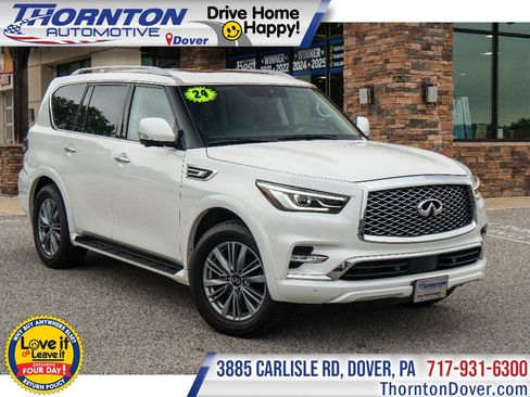 Used 2024 INFINITI QX80 Luxe w/ Cargo Package AWD/4WD image 1