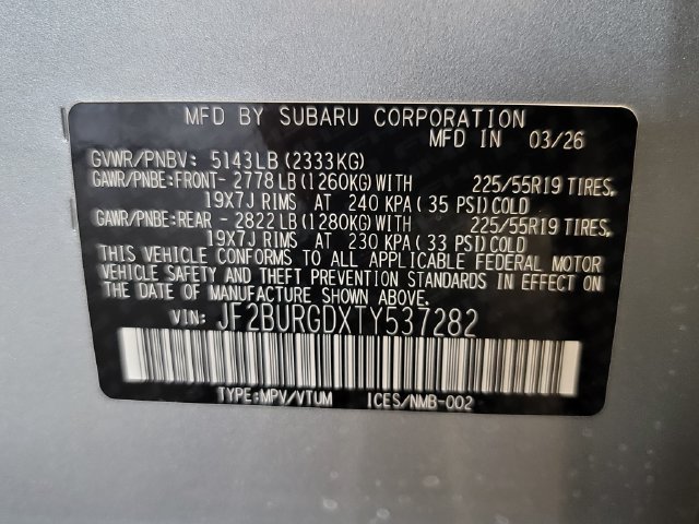 New 2026 Subaru Outback Limited XT AWD/4WD image 36