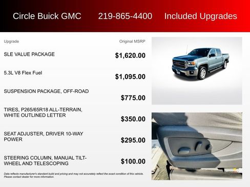 Used 2014 GMC Sierra 1500 SLE w/ SLE Value Package image 3