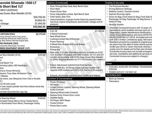 Used 2018 Chevrolet Silverado 1500 LT w/ All Star Edition image 11