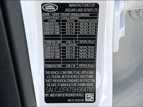 Certified 2025 Land Rover Discovery Sport S AWD/4WD image 17