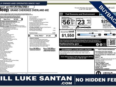 Used 2023 Jeep Grand Cherokee Overland