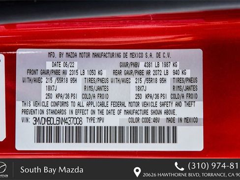 Certified 2022 MAZDA CX-30 AWD 2.5 S w/ Premium Package image 28