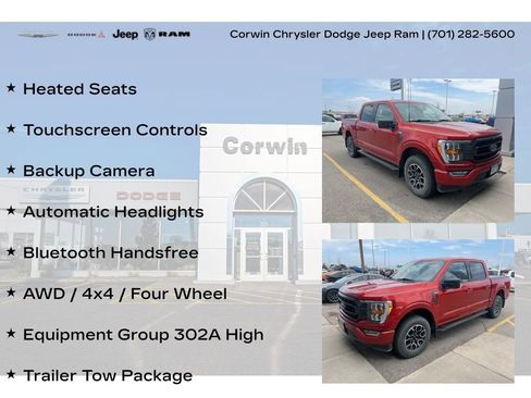 Used 2023 Ford F150 XLT w/ Equipment Group 302A High AWD/4WD image 8