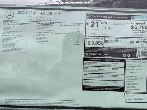 New 2025 Mercedes-Benz GLE 450 4MATIC image 35