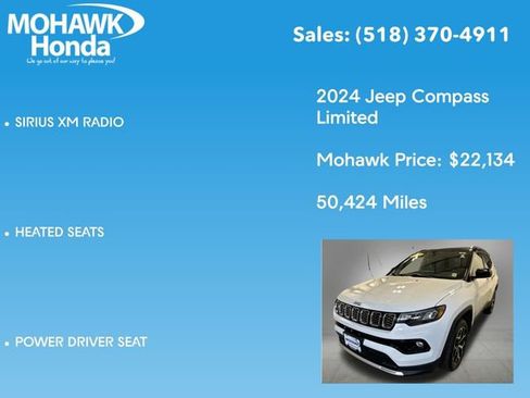 Used 2024 Jeep Compass Limited AWD/4WD image 14