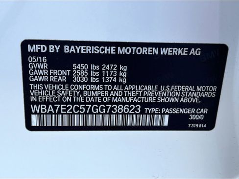 Used 2016 BMW 740i RWD image 35