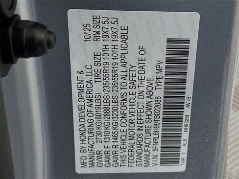 New 2026 Honda Odyssey Elite image 34