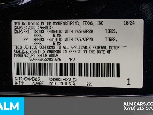 Used 2025 Toyota Sequoia Limited image 47