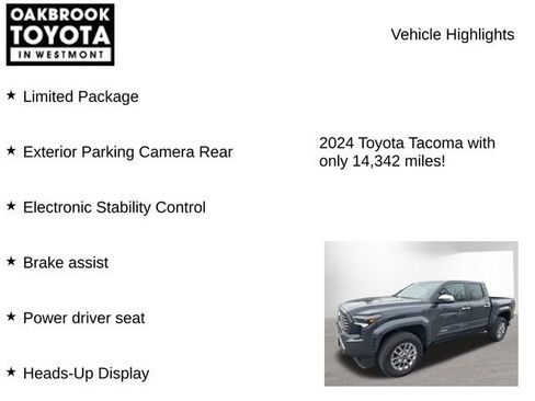 Used 2024 Toyota Tacoma Limited w/ Limited Package (LT) image 8