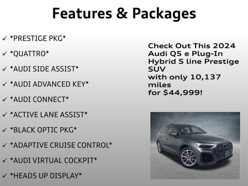 Used 2024 Audi Q5 e Prestige image 4
