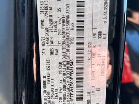 Used 2023 Ford F150 XLT w/ Equipment Group 302A High AWD/4WD image 18