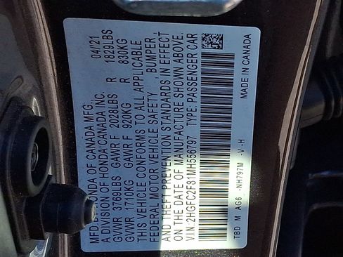 Used 2021 Honda Civic Sport image 26