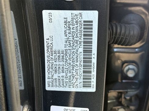 Certified 2023 Honda Accord EX image 34