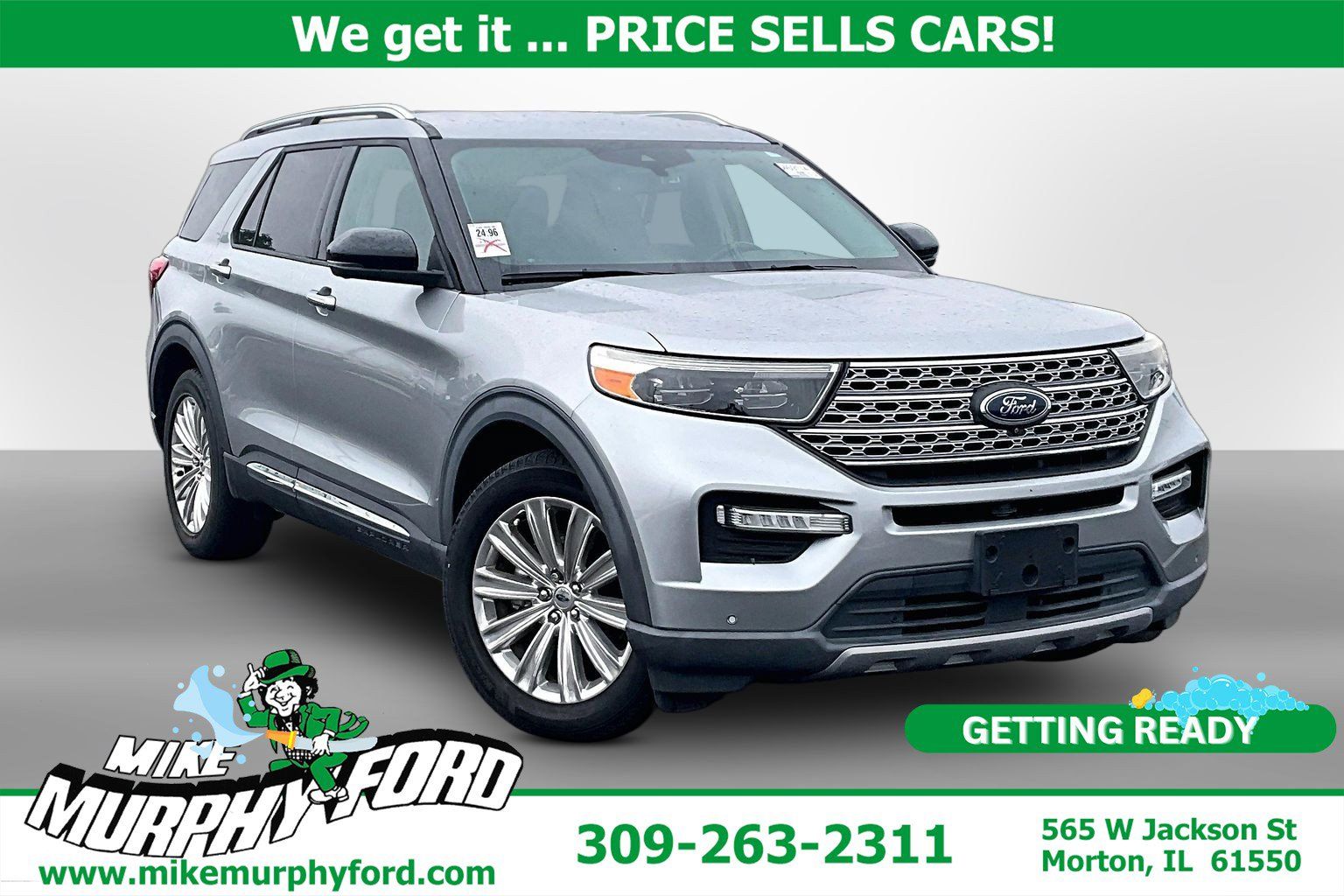 Used 2021 Ford Explorer Limited w/ Hybrid Equipment Group 310A RWD image 1