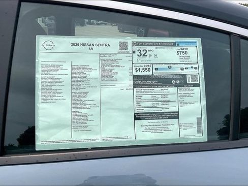 New 2026 Nissan Sentra SR w/ SR All Weather Package FWD image 13