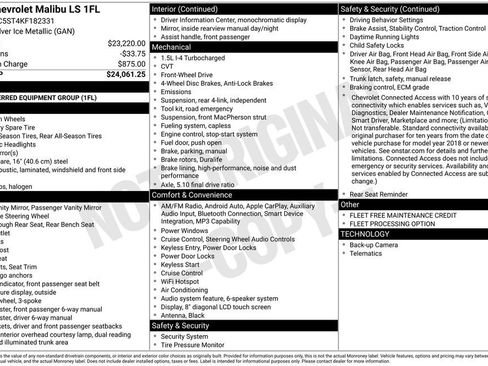 Used 2019 Chevrolet Malibu LS image 32